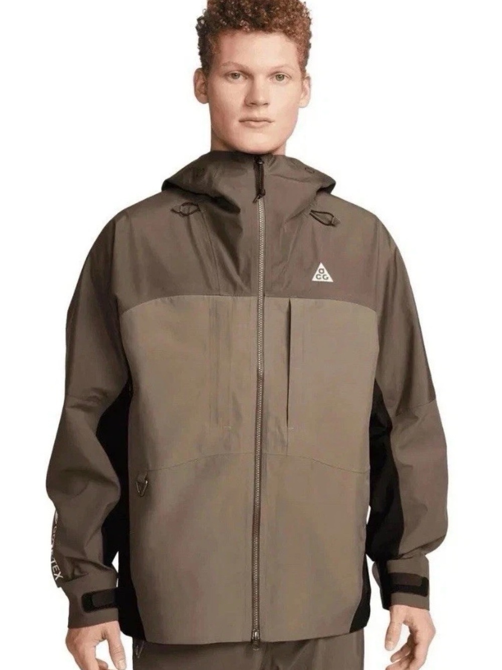 Nike ACG Misery Ridge Gore-Tex Jacket Ironstone Brown Black